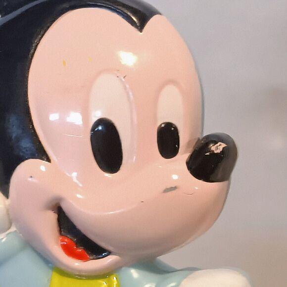 Vtg Baby Toys Lot Of 2-Playskool Mickey Busy Beads Rattle-Key Ring-1990s-Plastic - Picture 9 of 10